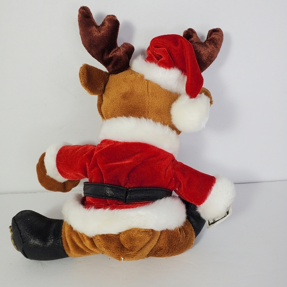 Vintage Reindeer Holiday Christmas Plush 2004 - Picture 4 of 5